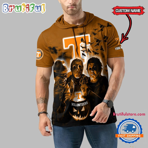 Tennessee Volunteers Horror Characters Essential Halloween Sleeveless Hoodie