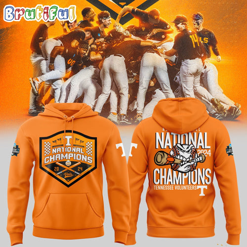Tennessee Volunteers National Champions NCAA Men’s Baseball College World Series 2024 Hoodie