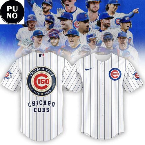 The Chicago Cubs Celebrate 150th Anniversary 2026 2nd Logo Baseball Jersey