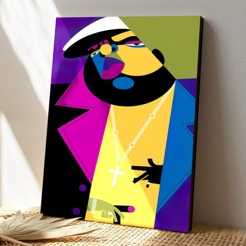 The Notorious B.I.G. for Rolling Stone Hip-hop 90s Poster Canvas