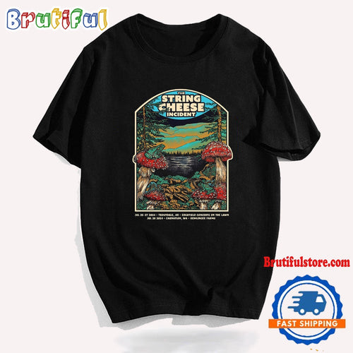 The String Cheese Incident July 25-27 28 2024 Troutdale OR And Carnation WA T Shirt