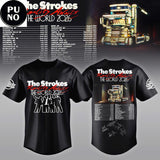 The Strokes Reality Awaits Tour 2026 Baseball Jersey