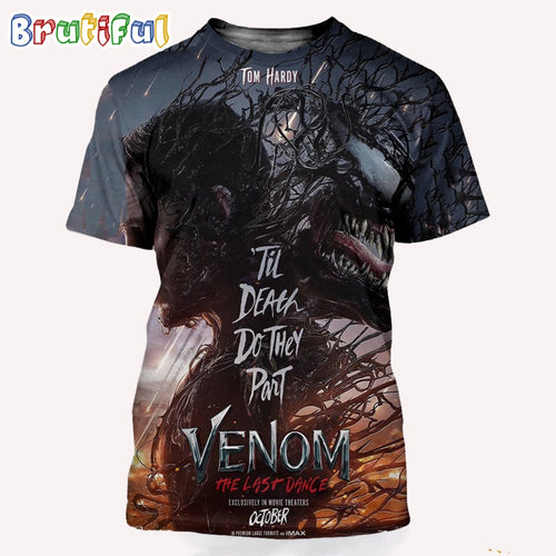 Tom Hardy Returns As Eddie In Venom The Last Dance Movies 2024 3D Shirt