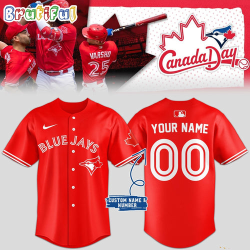 Toronto Blue Jays Baseball Team Special Canada Day 2024 Jersey Shirt