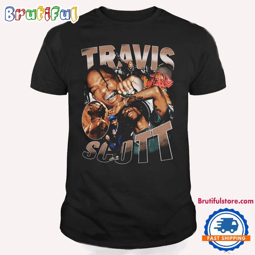 Travis Scott Tee Shirt Hiphop Rap Style Concert Utopia Astroworld Rodeo Tour T Shirt