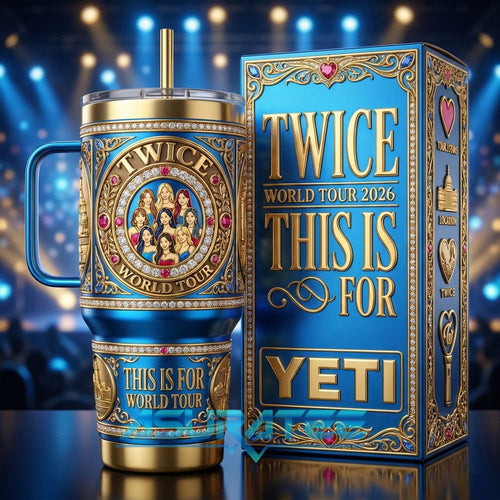 Twice This is For World Tour 2026 YETI Tumbler