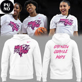 UConn Huskies Women Basketball Play 4 Kay 2026 Strength Courage Hope Hoodie T-Shirt