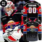 Utah Grizzlies 2026 Guns & Hoses Hockey Classic Personalized Hockey Jersey