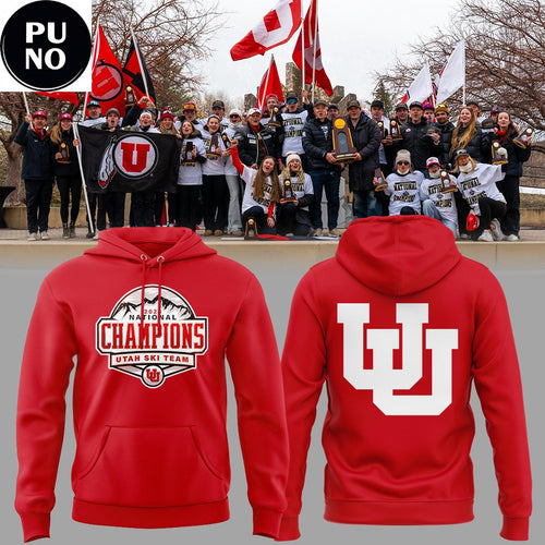 Utah Ski Team National Title NCAA Skiing Champions 2026 Hoodie T-Shirt