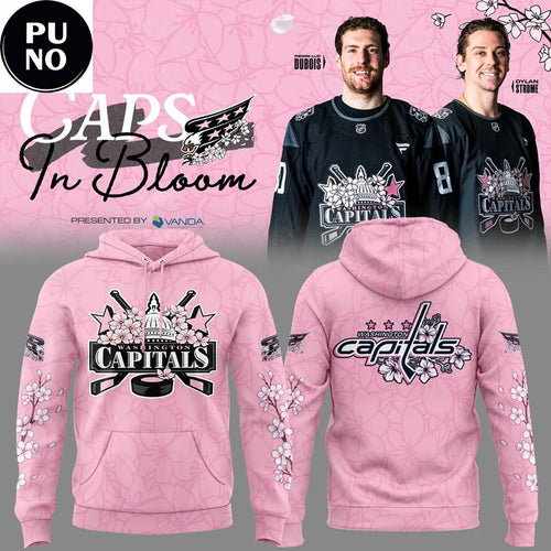 Washington Capitals 2026 Cherry Blossom Pink Hoodie T-Shirt