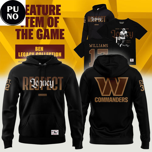 Washington Commanders 2026 Legacy Respect Hoodie