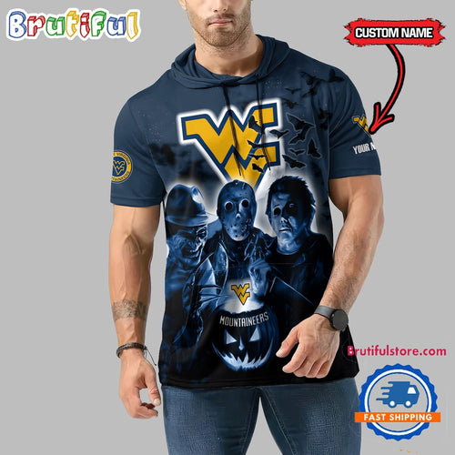West Virginia Mountaineers Horror Characters Essential Halloween Sleeveless Hoodie