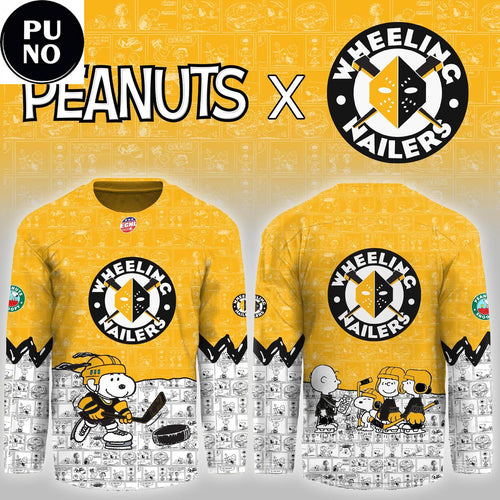 Wheeling Nailers x Peanuts Night 2026 Hockey Jersey