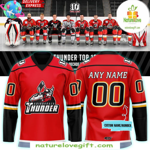 Wichita Thunder 10th Anniversary Hockey Jersey Special Edition