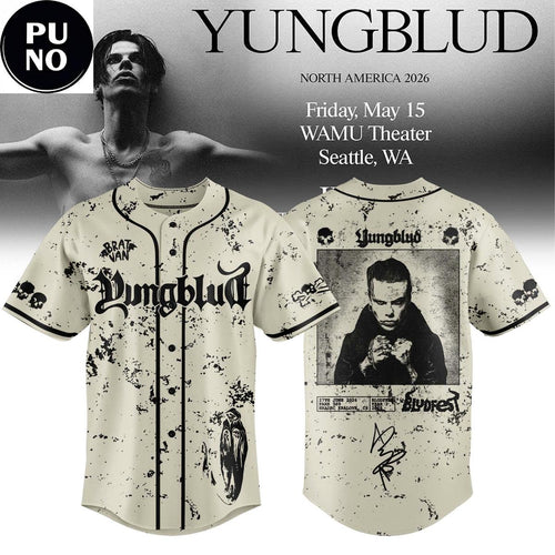 Yungblud Idols The World Tour 2026 Baseball Jersey
