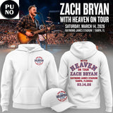 Zach Bryan With Heaven On Tour 2026 Raymond James Stadium Hoodie T-Shirt