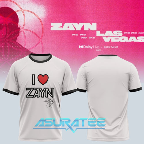 Zayn Live in Las Vegas Limited Edition Shirt 2026