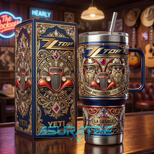 Zz Top Sharp Dressed Man 2026 Special YETI Tumbler