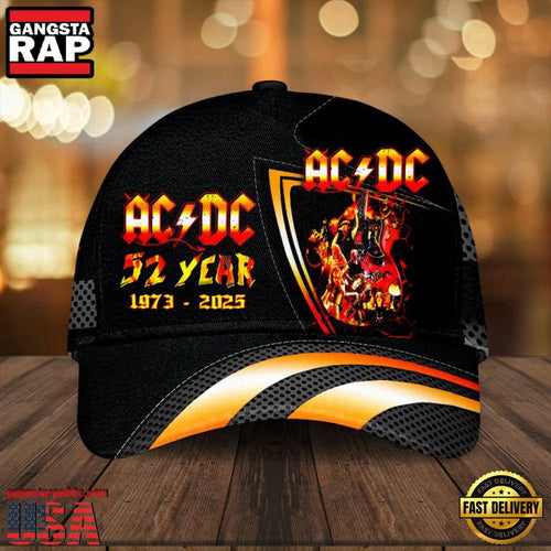 ACDC 52 Years Power Up North American Tour 2025 Classic Cap Snapback Hats