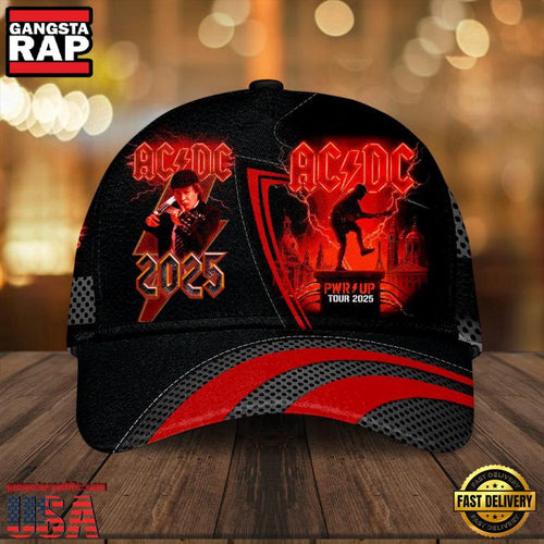 ACDC Power Up 2025 Tour Rock Legends Baseball Cap Snapback Hats