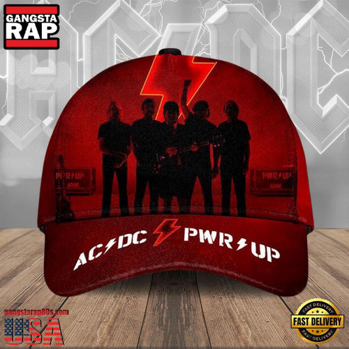 ACDC Power Up North America 2025 Rock in Style 3D Cap Snapback Hats