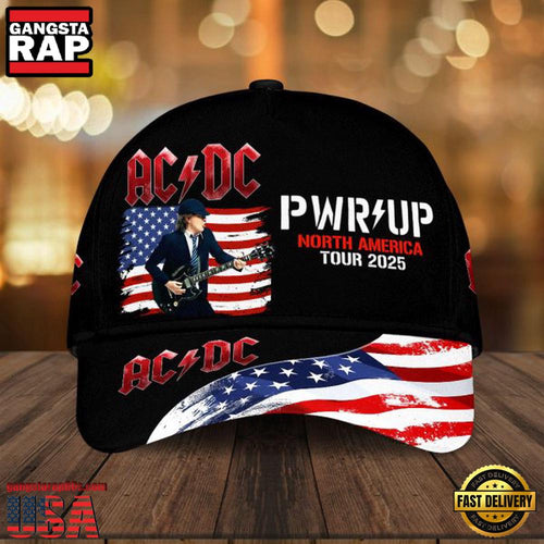 ACDC Power Up North American Tour 2025 Baseball Cap Snapback Hats