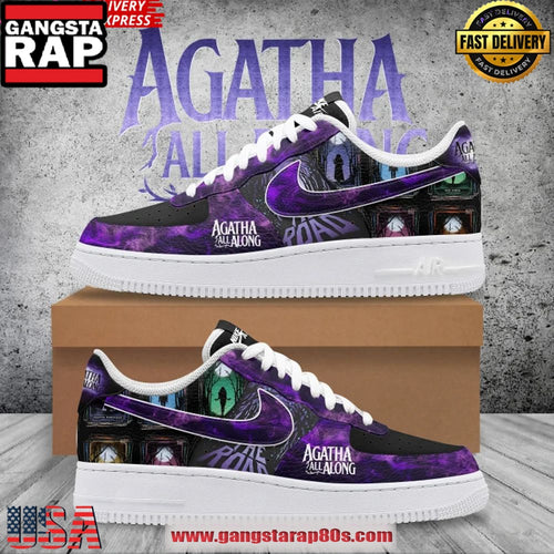 Agatha All Along Limited Edition Air Force 1 Running Sneakers Shoes