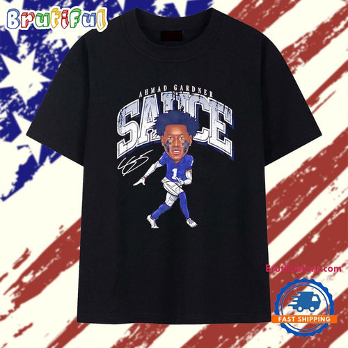 Ahmad Sauce Gardner caricature Indianapolis Colts T Shirt