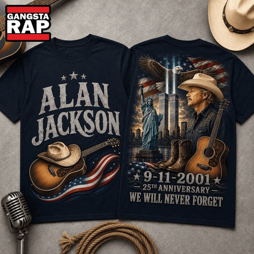Alan Jackson 911 Memorial 25th Anniversary 3D Shirt Hoodie T-Shirt