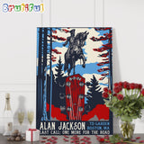 Alan Jackson Last Call One More For The Road Td Garden Boston MA Wall Art Poster Canvas