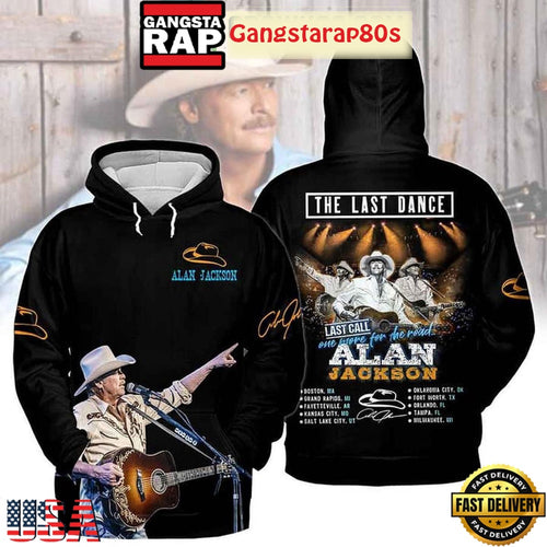 Alan Jackson The Last Dance One More For The Road Special Hoodie Shirt