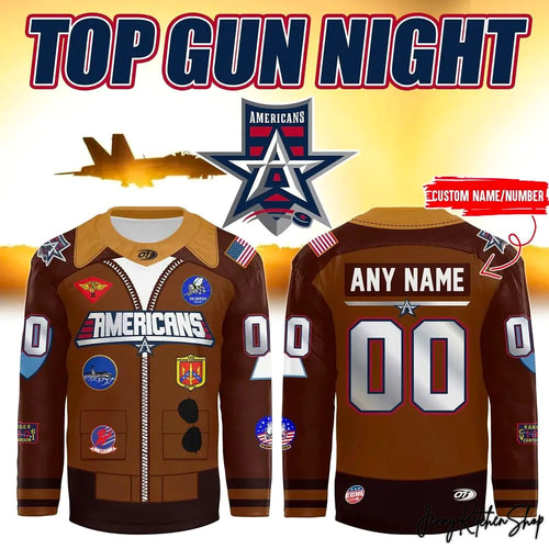 Allen Americans 2026 Top Gun Night Hockey Jersey