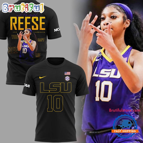 Angel Reese LSU Tigers Women’s Basketball 2024 Limited T Shirt