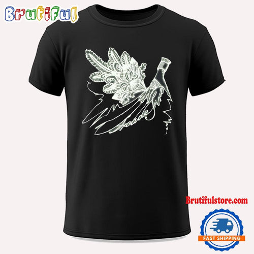 Arcade Fire Black Funeral Glow In The Dark Funeral 20 Shows T Shirt
