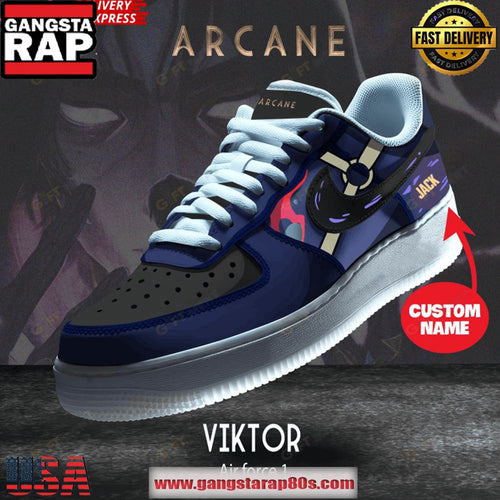 Arcane Viktor Limited Edition Air Force 1 Shoes Running Sneakers