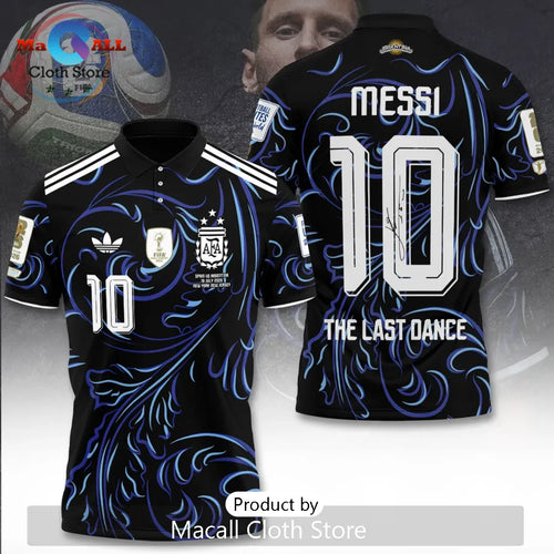 Argentina National Team Messi 2026 World Cup Polo Shirt