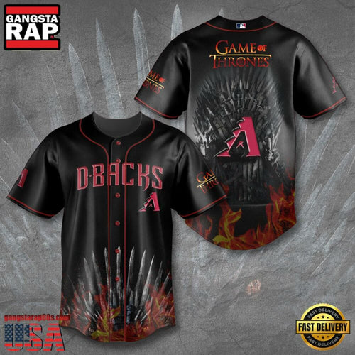 NFL Arizona Diamondbacks x Game of Thrones Baseball Jersey Shirt