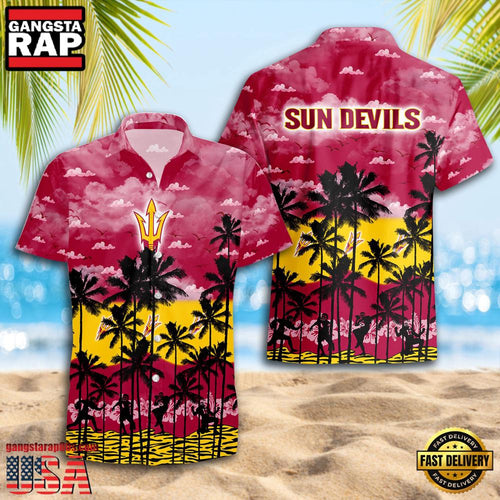 Arizona State Sun Devils Style Hot Summer Aloha Hawaiian Shirt