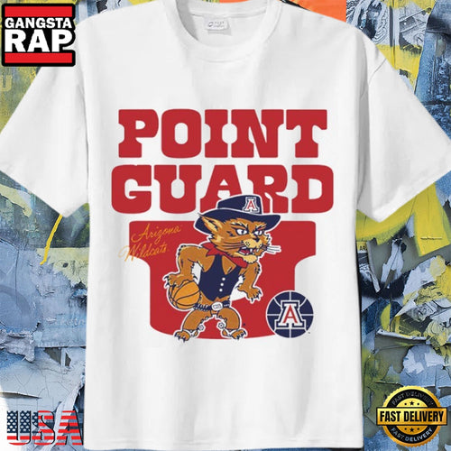 Arizona Wildcats Basketball Point Guard U Mascot T-Shirt