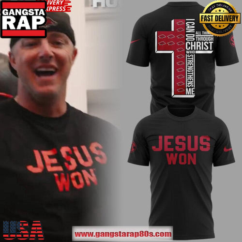 Arkansas Razorback Jesus Won 2025 Unisex T Shirt