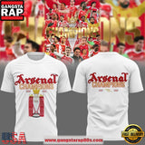 Arsenal FC Premier League Champions 2026 Special Edition 3D Shirt