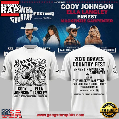 Atlanta Braves 2026 Braves Country Fest Limited Edition T-Shirt