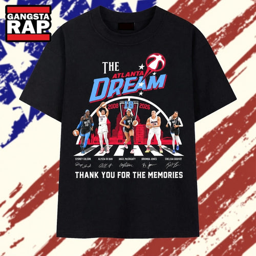 Atlanta Dream 2008 2026 Signatures Thank You For The Memories T Shirt