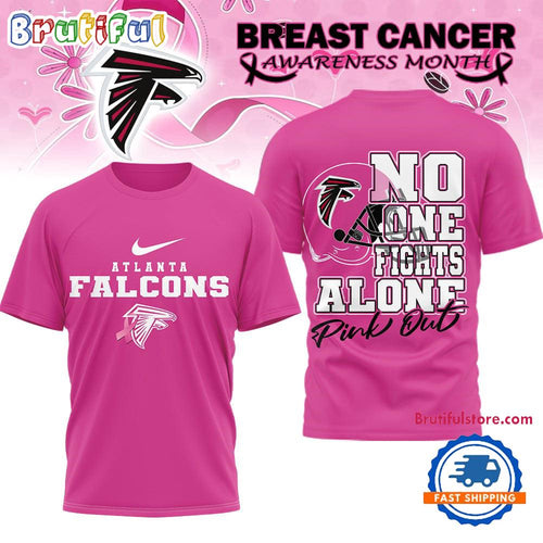 Atlanta Falcons 2025 NFL Breast Cancer October Limited Edition 3D Shirt