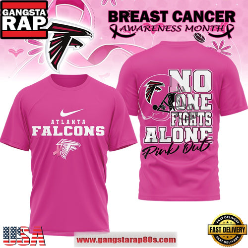 Atlanta Falcons NFL Breast Cancer October 2025 New Edition 3D Shirt