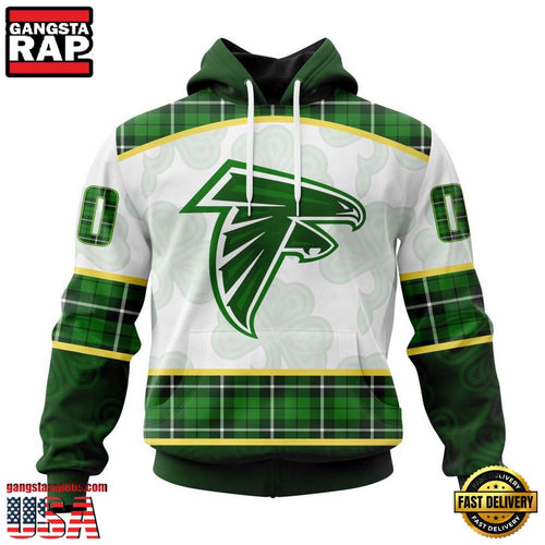 NFL Atlanta Falcons St. Patricks Day All Over Print Hoodie