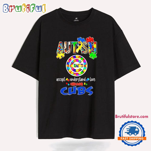 Autism Accept Understand Love Cubs T Shirt