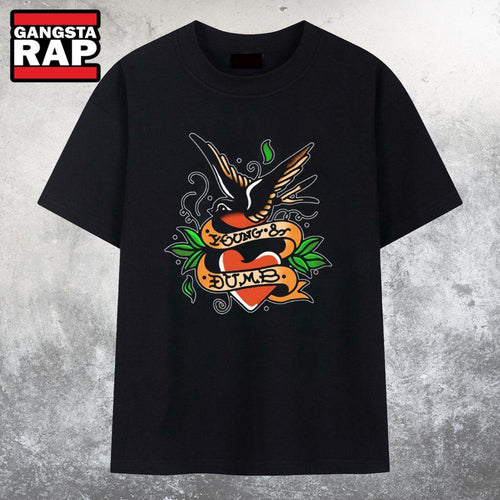 Avril Lavigne Young & Dumb Tattoo T Shirt