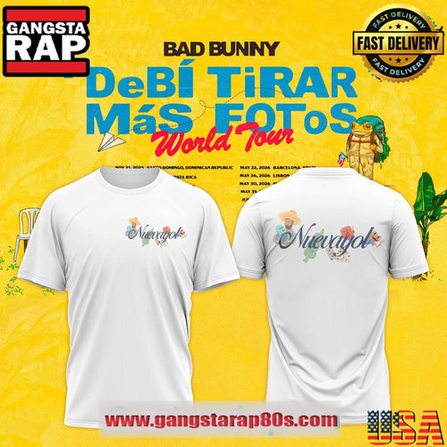 Bad Bunny DeBÍ TiRAR MáS FOToS Nuevayol White 3D T Shirt