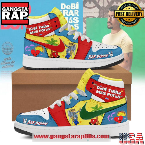 Bad Bunny x Super Bowl Limited Edition Air Jordan 1 Sneakers Shoes